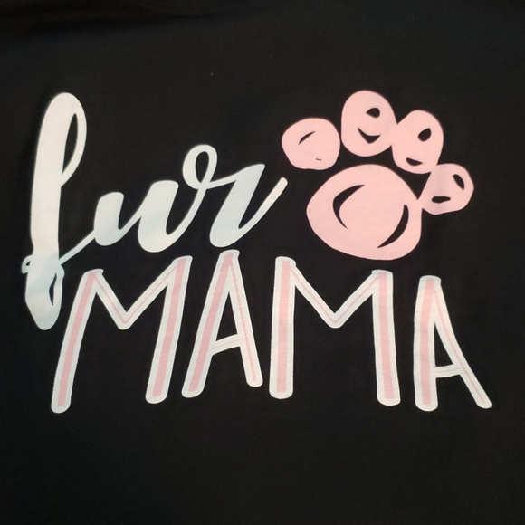 fur MAMA black and pink shirt - Picture 3 of 5